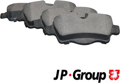 JP Group 6063700210 - Тормозные колодки, дисковые, комплект autospares.lv