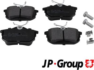 JP Group 6163700110 - Тормозные колодки, дисковые, комплект autospares.lv