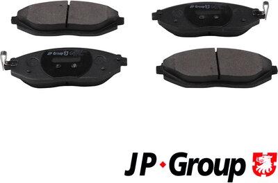 JP Group 6363603110 - Тормозные колодки, дисковые, комплект autospares.lv