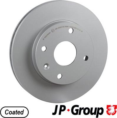 JP Group 6363100300 - Тормозной диск autospares.lv