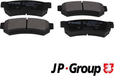 JP Group 6363700110 - Тормозные колодки, дисковые, комплект autospares.lv