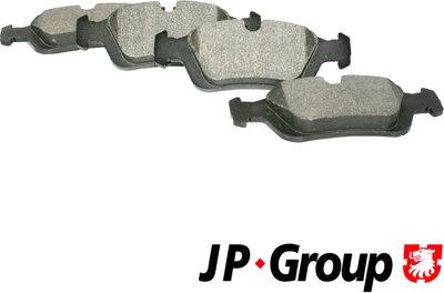 JP Group 1463600610 - Тормозные колодки, дисковые, комплект autospares.lv