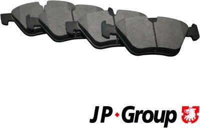JP Group 1463601110 - Тормозные колодки, дисковые, комплект autospares.lv
