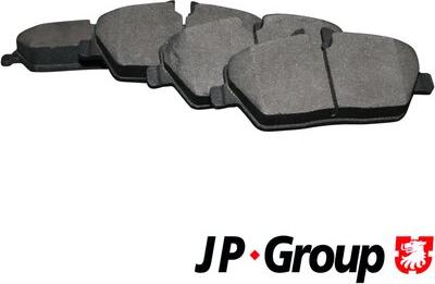 JP Group 1463601210 - Тормозные колодки, дисковые, комплект autospares.lv