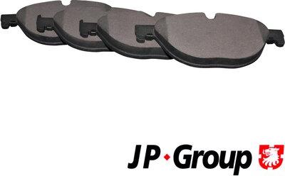 JP Group 1463602810 - Тормозные колодки, дисковые, комплект autospares.lv