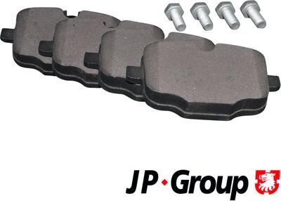 JP Group 1463701710 - Тормозные колодки, дисковые, комплект autospares.lv