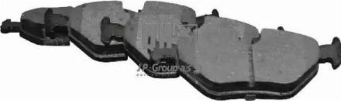 JP Group 1463702019 - Тормозные колодки, дисковые, комплект autospares.lv