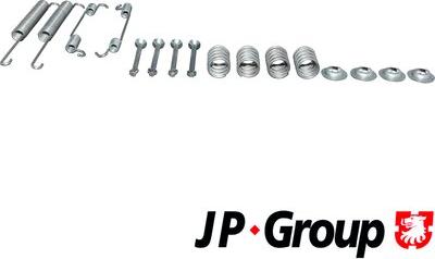 JP Group 1563950510 - Комплектующие, барабанный тормозной механизм autospares.lv