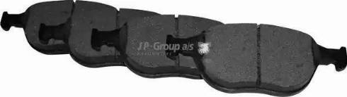 JP Group 1563604310 - Тормозные колодки, дисковые, комплект autospares.lv