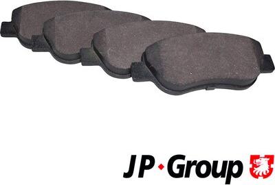 JP Group 1563604210 - Тормозные колодки, дисковые, комплект autospares.lv