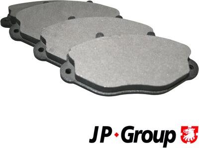 JP Group 1563600410 - Тормозные колодки, дисковые, комплект autospares.lv