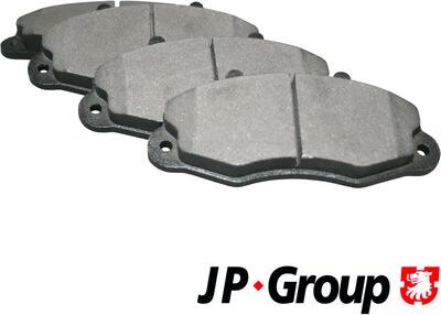 JP Group 1563600510 - Тормозные колодки, дисковые, комплект autospares.lv