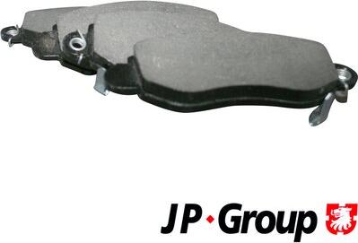 JP Group 1563600610 - Тормозные колодки, дисковые, комплект autospares.lv