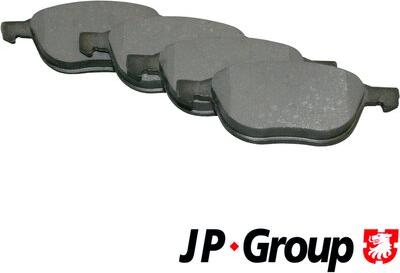 JP Group 1563600110 - Тормозные колодки, дисковые, комплект autospares.lv