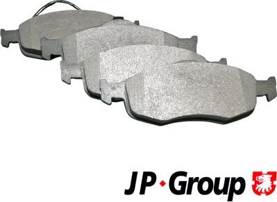 JP Group 1563601210 - Тормозные колодки, дисковые, комплект autospares.lv