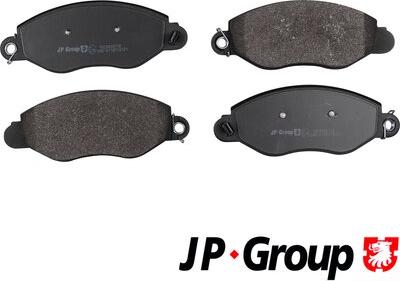 JP Group 1563603110 - Тормозные колодки, дисковые, комплект autospares.lv