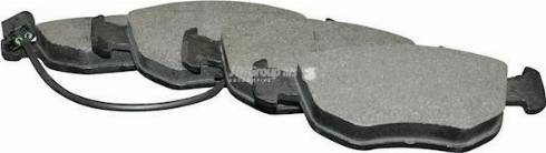 JP Group 1563602110 - Тормозные колодки, дисковые, комплект autospares.lv