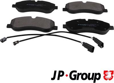 JP Group 1563607710 - Тормозные колодки, дисковые, комплект autospares.lv