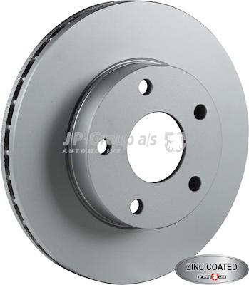 JP Group 1563105500 - Тормозной диск autospares.lv