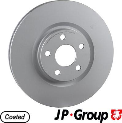 JP Group 1563106600 - Тормозной диск autospares.lv