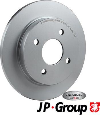JP Group 1563202100 - Тормозной диск autospares.lv