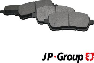 JP Group 1563700610 - Тормозные колодки, дисковые, комплект autospares.lv