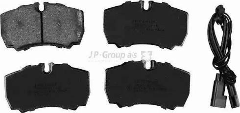 JP Group 1563701710 - Тормозные колодки, дисковые, комплект autospares.lv