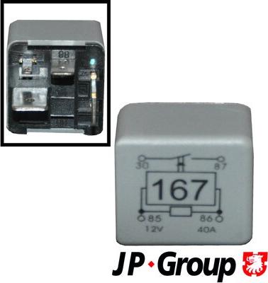 JP Group 1199206900 - Реле, топливный насос autospares.lv