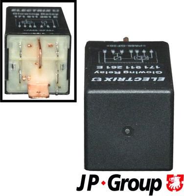 JP Group 1199206600 - Реле, система накаливания autospares.lv