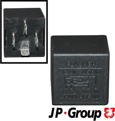 JP Group 1199208400 - Реле аварийной световой сигнализация autospares.lv