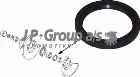 JP Group 1142000400 - Уплотняющее кольцо вала, подшипник ступицы колеса autospares.lv
