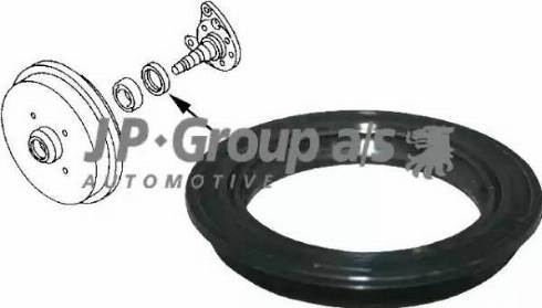 JP Group 1151250200 - Уплотняющее кольцо, сальник, ступица колеса autospares.lv