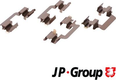 JP Group 1163650710 - Комплектующие для колодок дискового тормоза autospares.lv