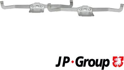 JP Group 1163651110 - Комплектующие для колодок дискового тормоза autospares.lv