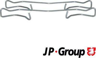 JP Group 1163651210 - Комплектующие для колодок дискового тормоза autospares.lv