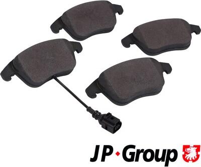 JP Group 1163609610 - Тормозные колодки, дисковые, комплект autospares.lv