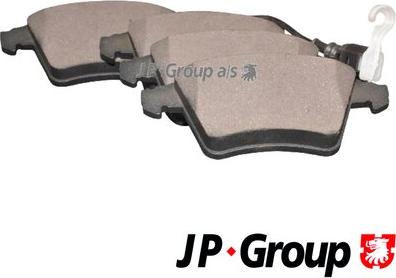 JP Group 1163604010 - Тормозные колодки, дисковые, комплект autospares.lv