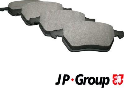JP Group 1163604810 - Тормозные колодки, дисковые, комплект autospares.lv