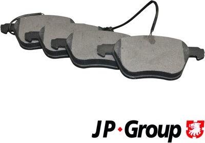 JP Group 1163604310 - Тормозные колодки, дисковые, комплект autospares.lv