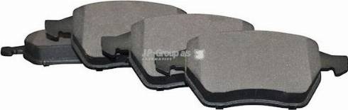 JP Group 1163604210 - Тормозные колодки, дисковые, комплект autospares.lv