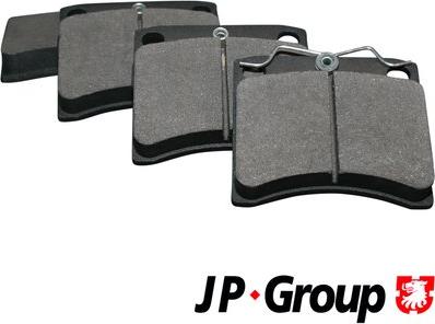 JP Group 1163606610 - Тормозные колодки, дисковые, комплект autospares.lv