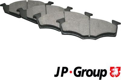 JP Group 1163600810 - Тормозные колодки, дисковые, комплект autospares.lv