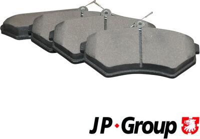 JP Group 1163601910 - Тормозные колодки, дисковые, комплект autospares.lv