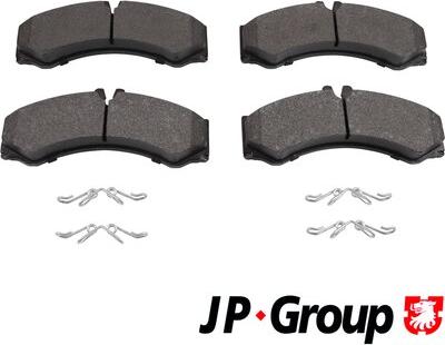 JP Group 1163601610 - Тормозные колодки, дисковые, комплект autospares.lv