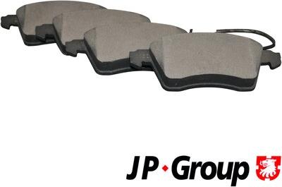 JP Group 1163603910 - Тормозные колодки, дисковые, комплект autospares.lv