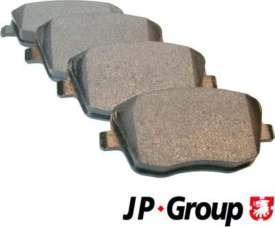 JP Group 1163603010 - Тормозные колодки, дисковые, комплект autospares.lv