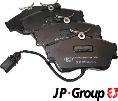 JP Group 1163603710 - Тормозные колодки, дисковые, комплект autospares.lv