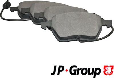 JP Group 1163602410 - Тормозные колодки, дисковые, комплект autospares.lv