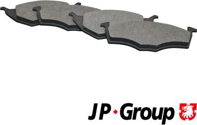 JP Group 1163602810 - Тормозные колодки, дисковые, комплект autospares.lv