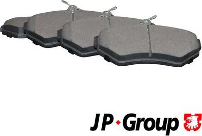 JP Group 1163602210 - Тормозные колодки, дисковые, комплект autospares.lv
